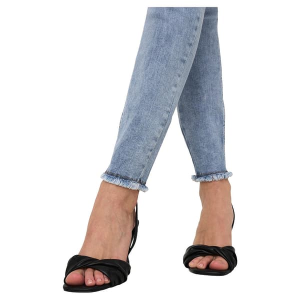 Only Jeans Med Mid Midja Blush Skinny Fit Ank Raw Rea694 Blå M / 32 Kvinna