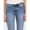 Miniatyrbild 8 av 8: Only Jeans Med Mid Midja Blush Skinny Fit Ank Raw Rea694 Blå M / 32 Kvinna