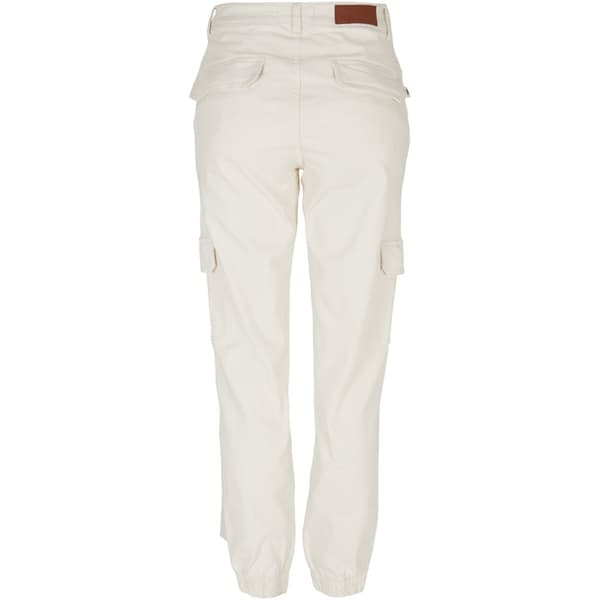 Urban Classics Jeans Med Høj Talje Organic Stretch Cargo Hvid 27 Kvinde
