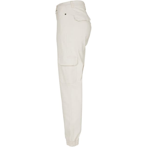 Urban Classics Jeans Med Høj Talje Organic Stretch Cargo Hvid 27 Kvinde