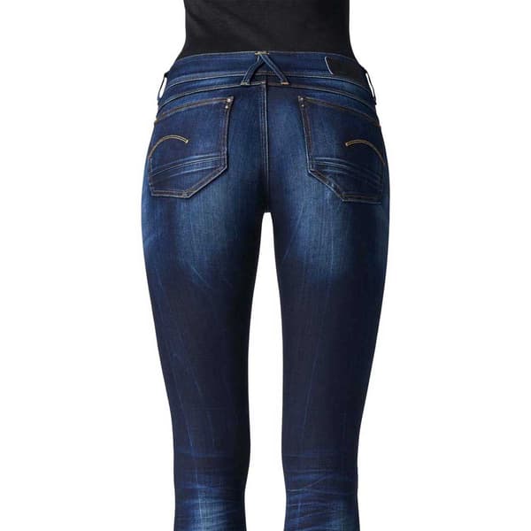 G-star Jeans Lynn Mid Waist Skinny Blå 28 / 30 Kvinna