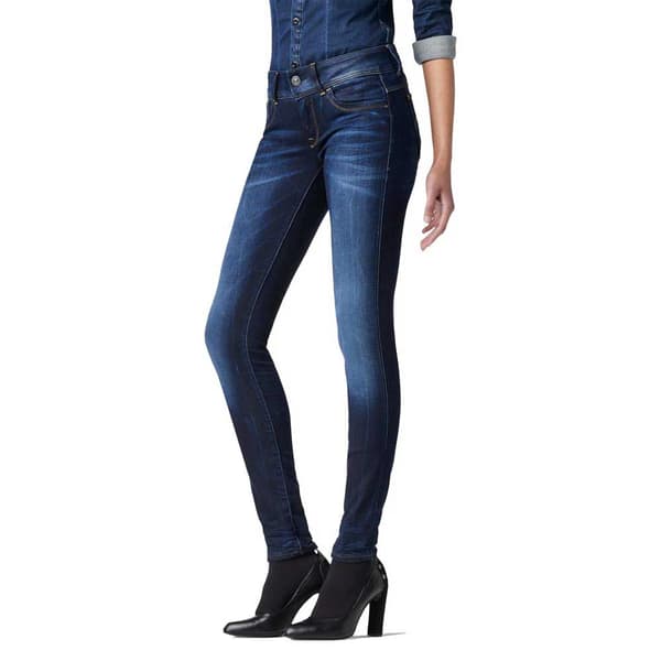 G-star Jeans Lynn Mid Waist Skinny Blå 28 / 30 Kvinna