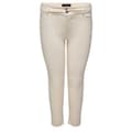 Pikkukuva 3 / 7: Only Carmakoma Tavalliset Vyötäröfarkut Willy Ank Raw Skinny Fit Dot019 Beige 50 / 32 Nainen
