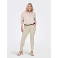 Pikkukuva 7 / 7: Only Carmakoma Tavalliset Vyötäröfarkut Willy Ank Raw Skinny Fit Dot019 Beige 50 / 32 Nainen