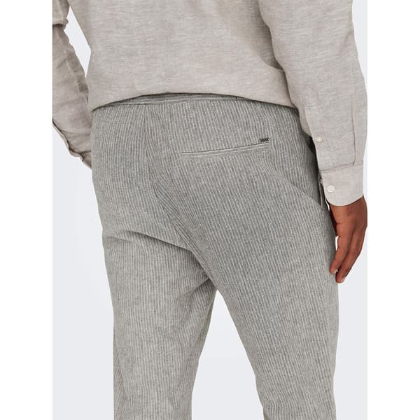 Only & Sons Chino Byxor Linus Crop Life 0006 Grå S Man