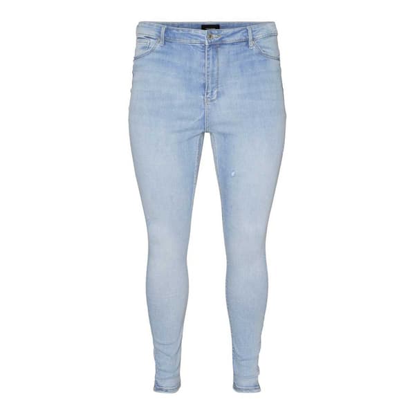 Vero Moda Curve Jeans Med Høj Talje Phia Skinny Fit Gu3162 Blå 46 / 32 Kvinde
