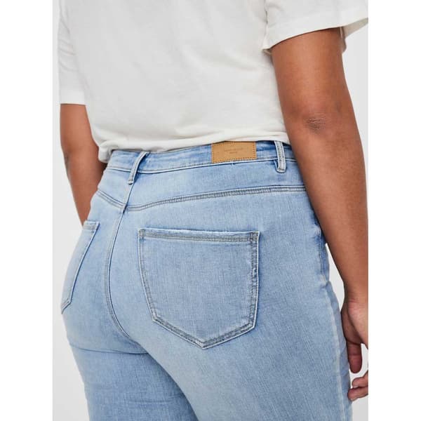 Vero Moda Curve Jeans Med Høj Talje Phia Skinny Fit Gu3162 Blå 46 / 32 Kvinde