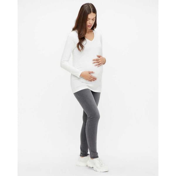 Mamalicious Jeans Til Barsel Lola Slim Grå 27 / 32 Kvinde