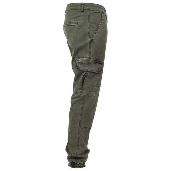 Urban Classics Cargo Joggere Washed Twill Grøn 42 Mand