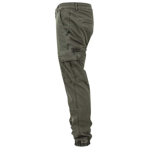 Urban Classics Cargo Joggere Washed Twill Grøn 42 Mand