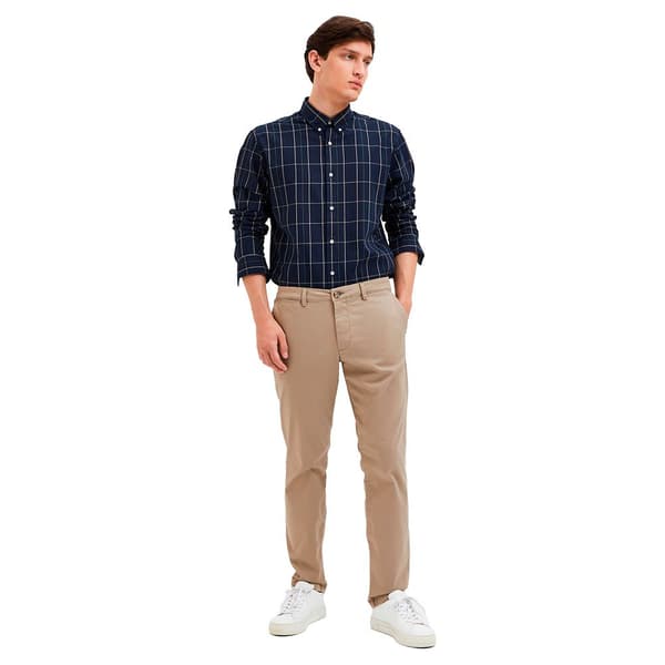 Selected Chino Bukser New Miles Slim Fit Beige 33 / 34 Mand