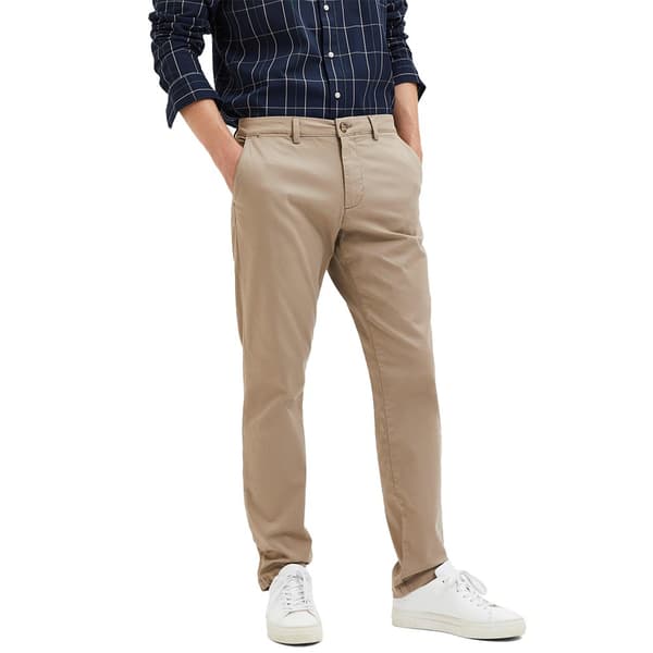 Selected Chino Bukser New Miles Slim Fit Beige 33 / 34 Mand