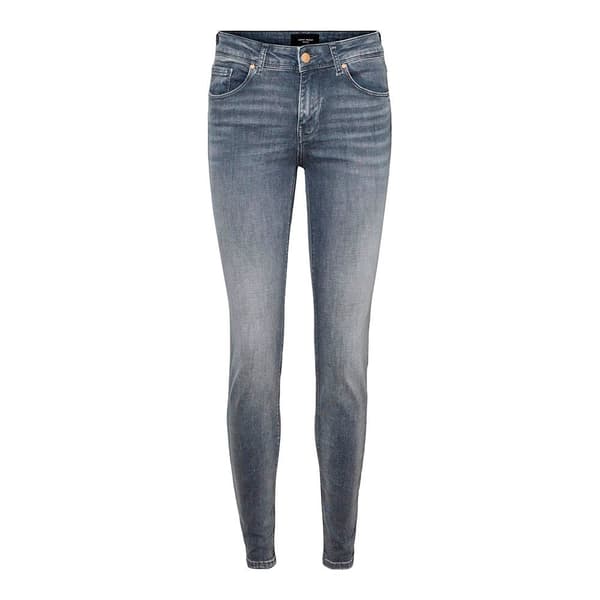 Vero Moda Jeans Lux Mr Slim Ri201 Ga Grå XS / 32 Kvinna