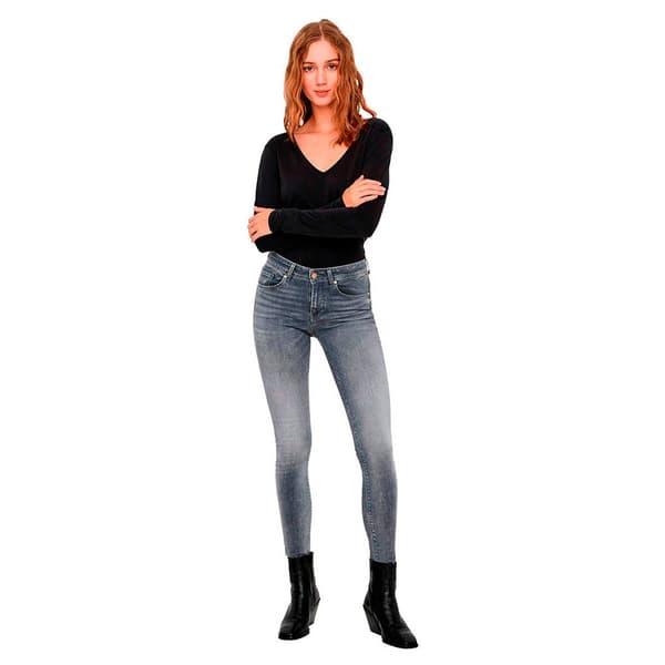 Vero Moda Jeans Lux Mr Slim Ri201 Ga Grå XS / 32 Kvinna