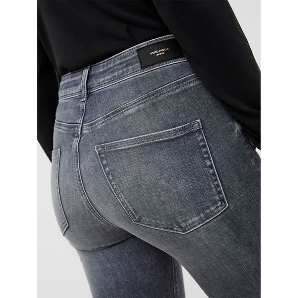 Vero Moda Jeans Lux Mr Slim Ri201 Ga Grå XS / 32 Kvinna
