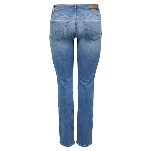 Only Jeans Alicia Regular Straight Fit Dot568 Blå 25 / 32 Kvinde
