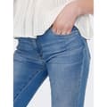 Miniatyrbillede 6 af 7: Only Jeans Alicia Regular Straight Fit Dot568 Blå 25 / 32 Kvinde