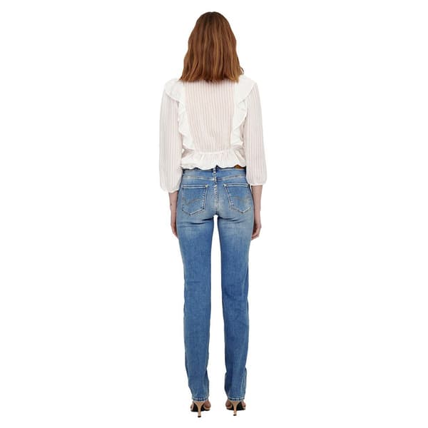 Only Jeans Alicia Regular Straight Fit Dot568 Blå 25 / 32 Kvinde