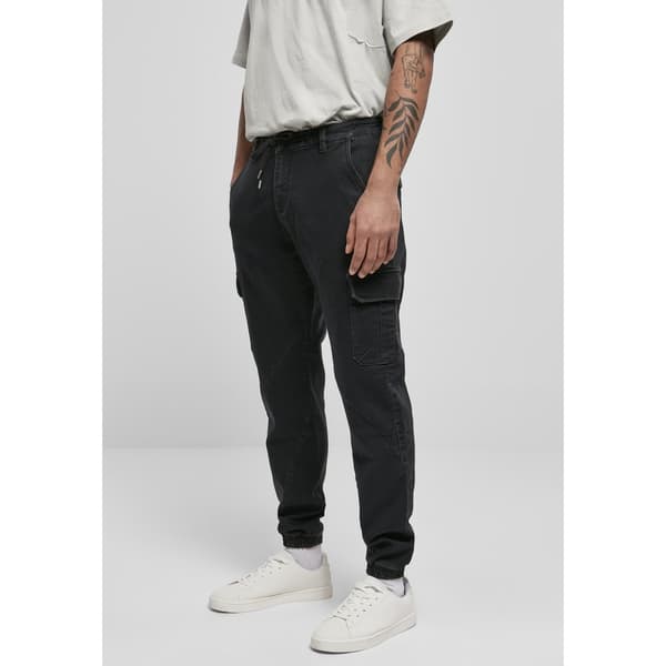 Urban Classics Strikket Cargo Jogging Sort 34 Mand