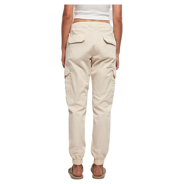 Urban Classics Høj Talje Bukser Cargo Beige M Kvinde
