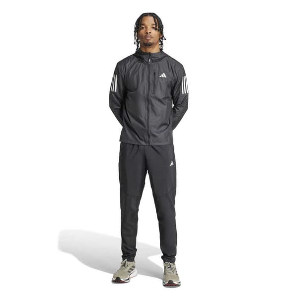 Adidas Byxor Own The Run Base Grå L / Regular Man