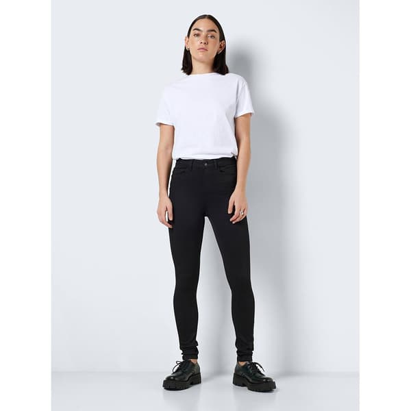Noisy May Jeans Med Hög Midja Callie Power Sahpe Stretch Fit Blvi308bl Svart 31 / 32 Kvinna