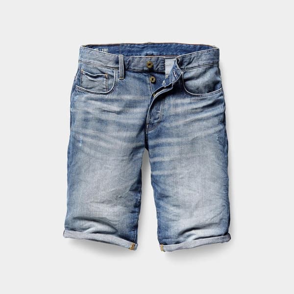 G-star Denim Shorts 3301.6 Blå 29 Mand