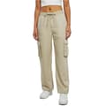 Miniatyrbillede 1 af 2: Urban Classics Cargo Bukser Vicose Straight Leg Beige M Kvinde