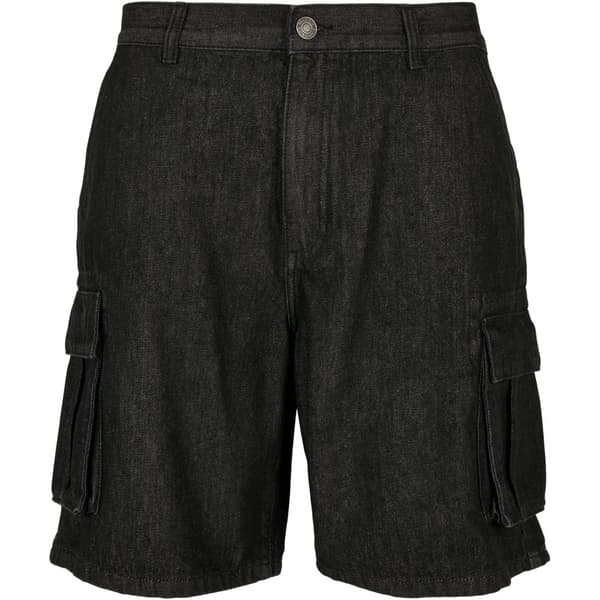 Urban Classics Cargo Shorts Organic Denim Sort 34 Mand