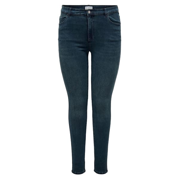 Only Carmakoma Jeans Med Høj Talje Augusta Skinny Fit Bj558 Blå 52 / 32 Kvinde