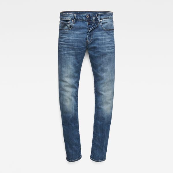 G-star Jeans 3301 Slim Blå 33 / 34 Man