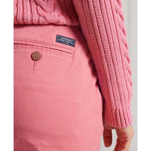 Superdry Chino Byxor Slim Rosa 26 / 30 Kvinna
