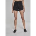 Miniatyrbillede 2 af 8: Urban Classics Shorts Waist Denim Lace Up Sort 29 Kvinde