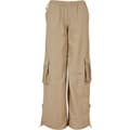 Miniatyrbillede 3 af 4: Urban Classics Cargo Bukser Crinkle Beige 4XL Kvinde