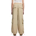 Miniatyrbillede 2 af 4: Urban Classics Cargo Bukser Crinkle Beige 4XL Kvinde