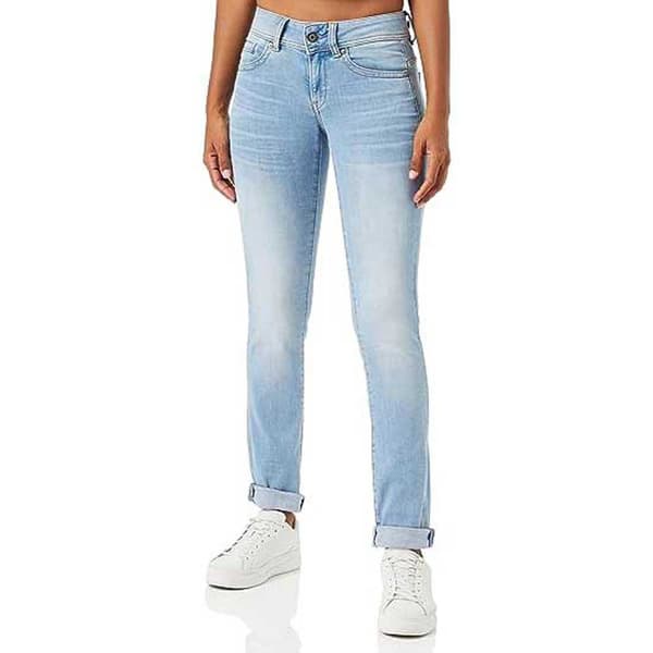 G-star Jeans Midge Saddle Mid Straight Fit Blå 26 / 32 Kvinna