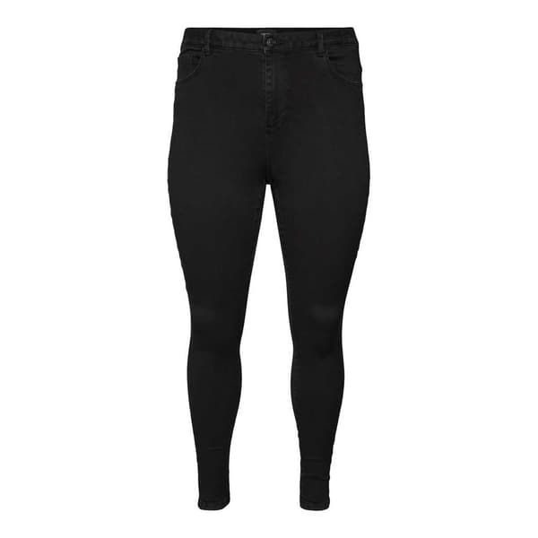 Vero Moda Curve Jeans Med Hög Midja Phia Skinny Fit Soft Vi110 Svart 50 / 32 Kvinna
