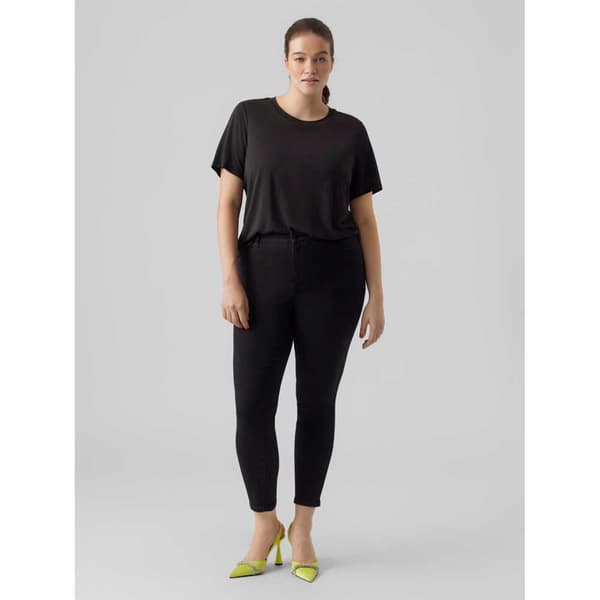 Vero Moda Curve Jeans Med Hög Midja Phia Skinny Fit Soft Vi110 Svart 50 / 32 Kvinna