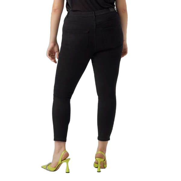 Vero Moda Curve Jeans Med Hög Midja Phia Skinny Fit Soft Vi110 Svart 50 / 32 Kvinna