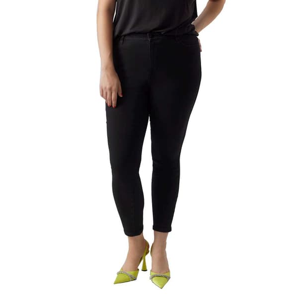 Vero Moda Curve Jeans Med Hög Midja Phia Skinny Fit Soft Vi110 Svart 50 / 32 Kvinna
