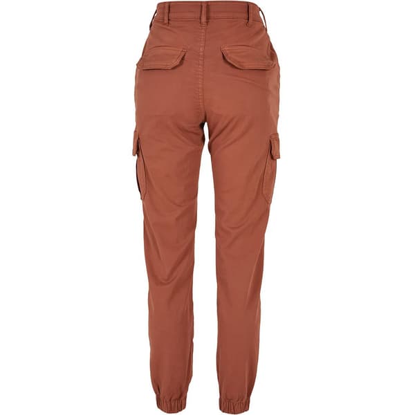 Urban Classics Høj Talje Bukser Cargo Orange 26 Kvinde