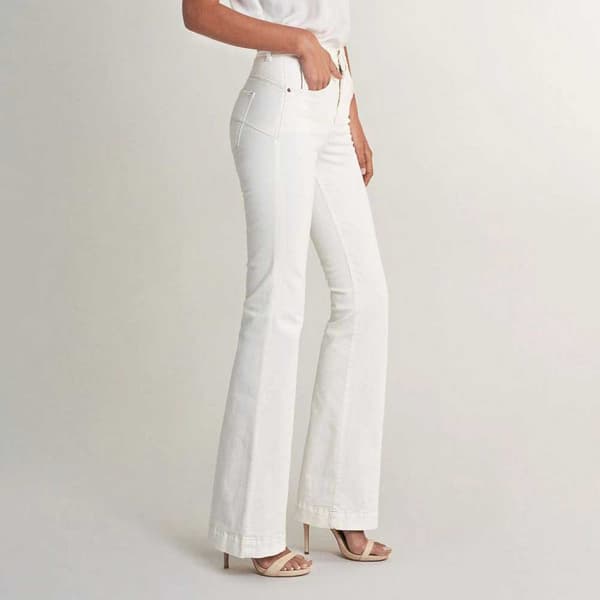 Salsa Jeans Glamour Flare Twill Jeans Push In Secret Beige 33 / 34 Kvinna
