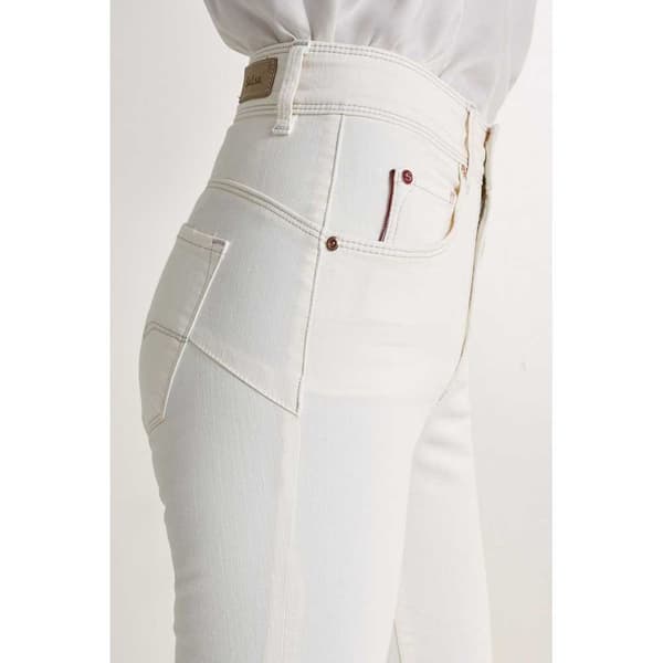 Salsa Jeans Glamour Flare Twill Jeans Push In Secret Beige 33 / 34 Kvinna
