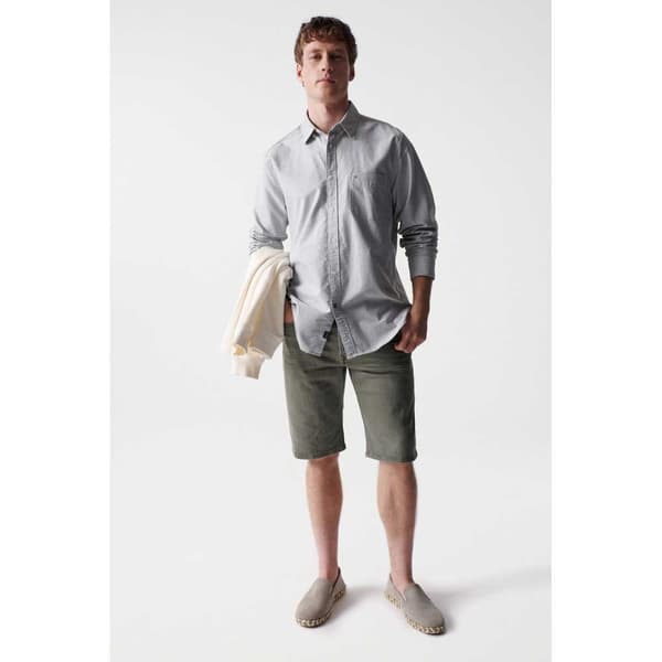 Salsa Jeans Denim Shorts 21005525 Grøn 30 Mand