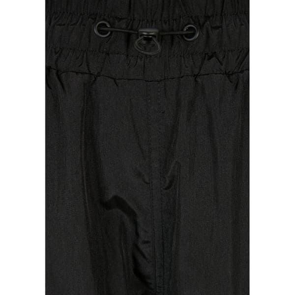 Urban Classics Byxor Shiny Crinkle Nylon Zip Svart S Kvinna