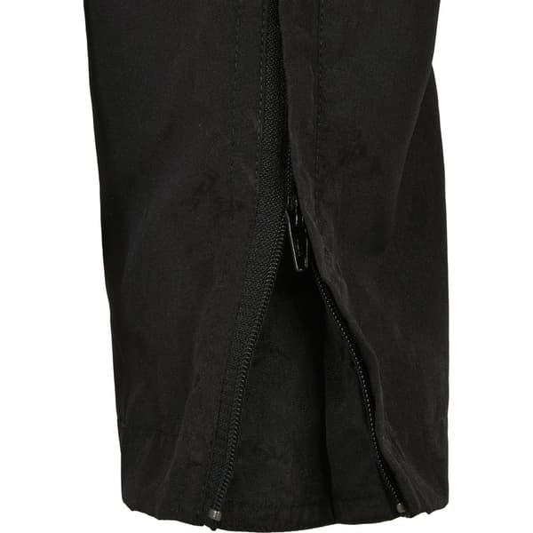 Urban Classics Byxor Shiny Crinkle Nylon Zip Svart S Kvinna