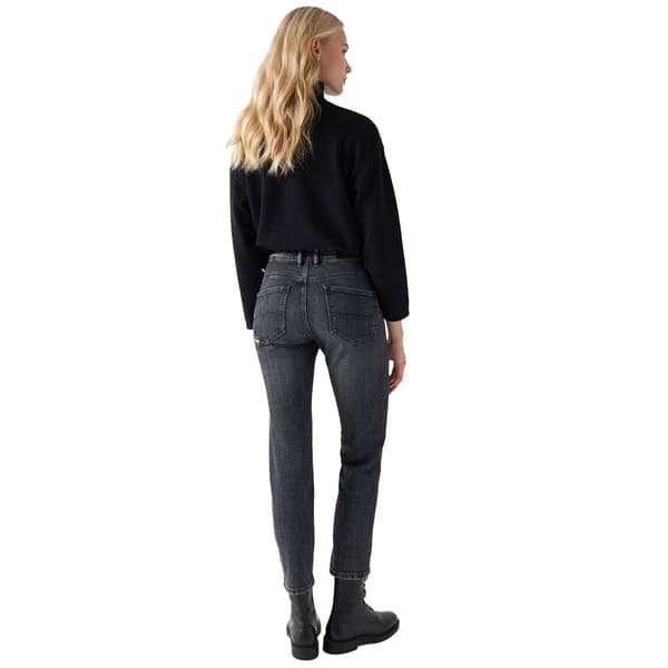 Salsa Jeans Jeans Glamour Crop Slim Fit Grå 28 / 28 Kvinna