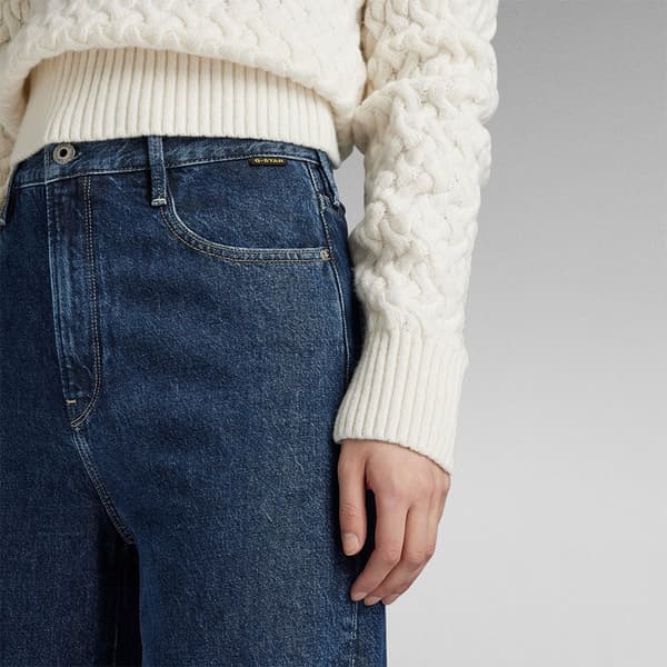 G-star Jeans Deck 20 High Loose Fit Blå 24 / 30 Kvinde