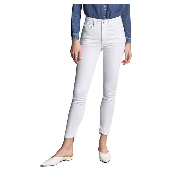Salsa Jeans 121088-000 Secret Glamour Push In Cropped In Coloured Fabric Secret Glamour Push In Cropped In Coloured Fabric Jeans Hvid 32 / 30 Kvinde