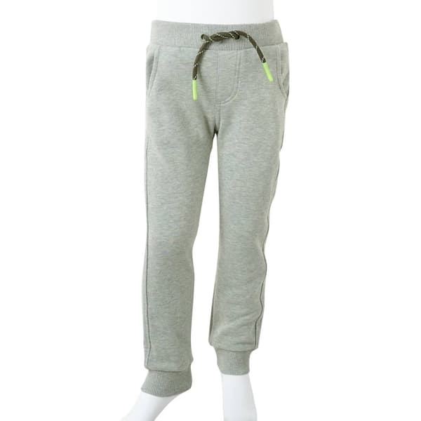 vidaXL Joggebukser for barn lysekaki 128